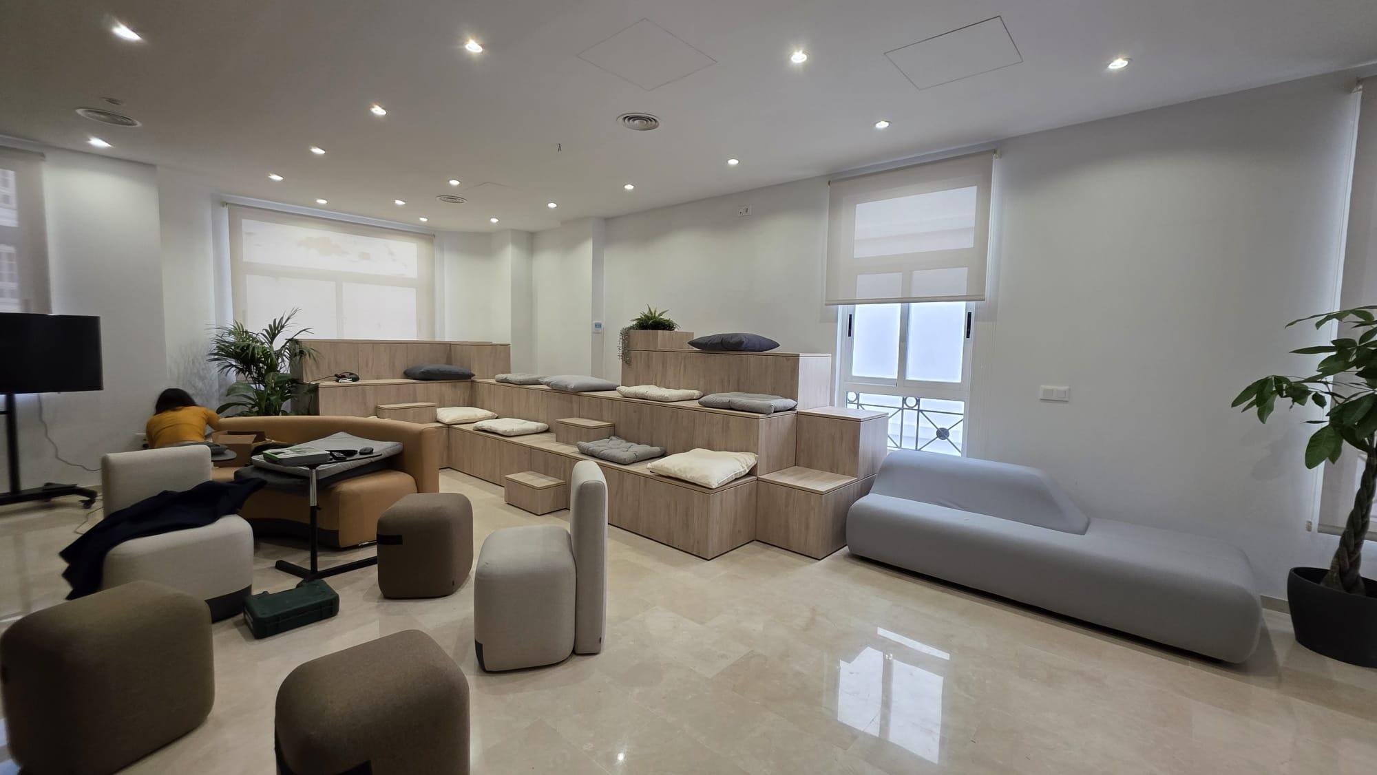 Vista de la sala multiusos