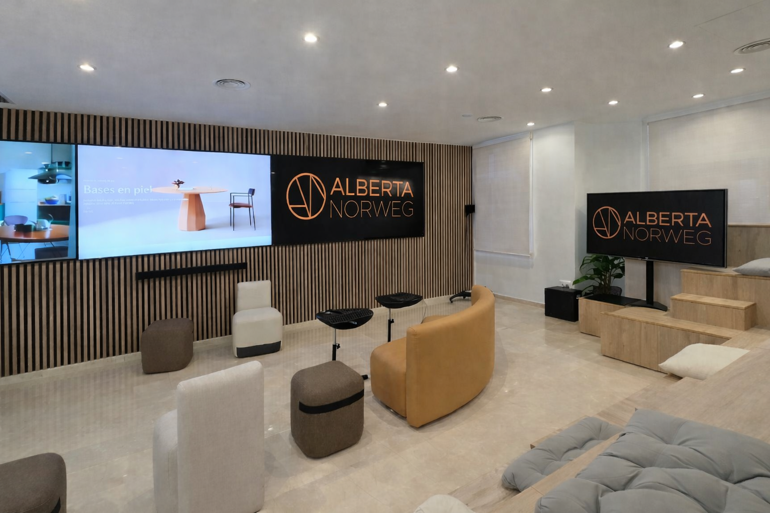 Vista amplia de la sala